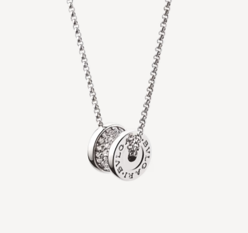 [⭐Luxery]ZERO 1 SILVER DIAMOND NECKLACE