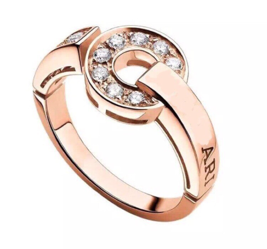 [⭐Luxery]DREAM RING DIAMOND PINK GOLD