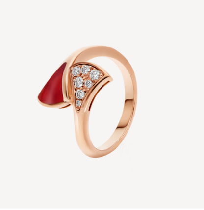 [⭐Luxery]DREAM RING PINK GOLD DIAMOND