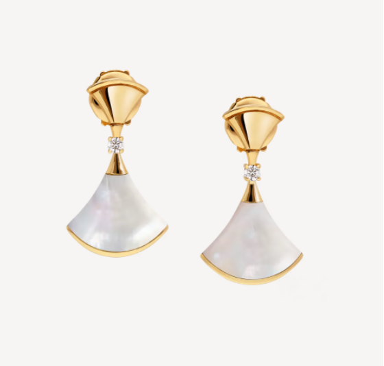 [⭐Luxery]DREAM MOP 1 DIAMOND EARRINGS