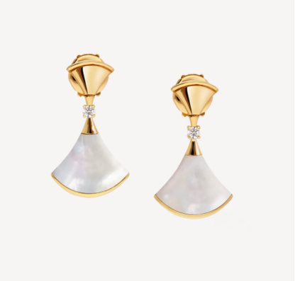 [⭐Luxery]DREAM MOP 1 DIAMOND EARRINGS