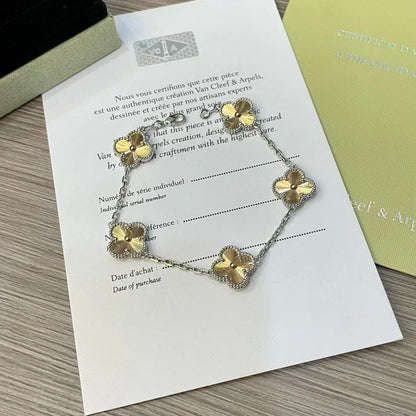 [⭐Luxery] CLOVER 5 MOTIF LASER BRACELET COLLECTION