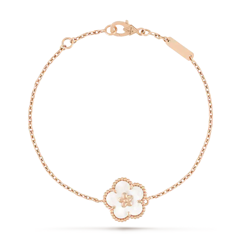 [⭐Luxery]LUCKY WHITE MOP PLUM BLOSSOM  BRACELET