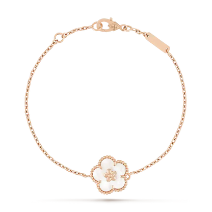 [⭐Luxery]LUCKY WHITE MOP PLUM BLOSSOM  BRACELET