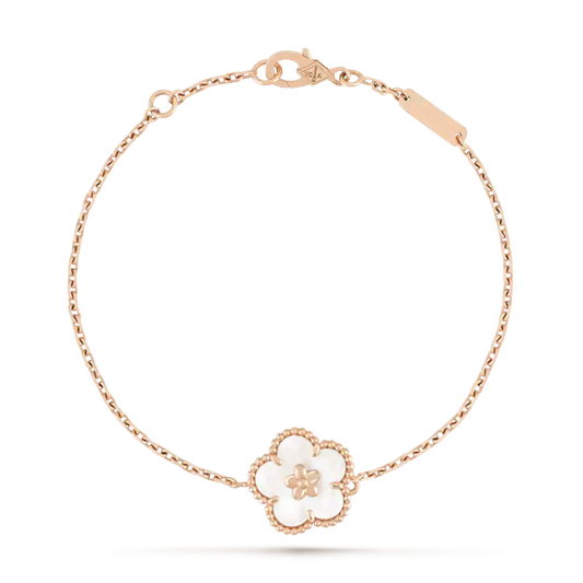 [⭐Luxery]LUCKY WHITE MOP PLUM BLOSSOM  BRACELET
