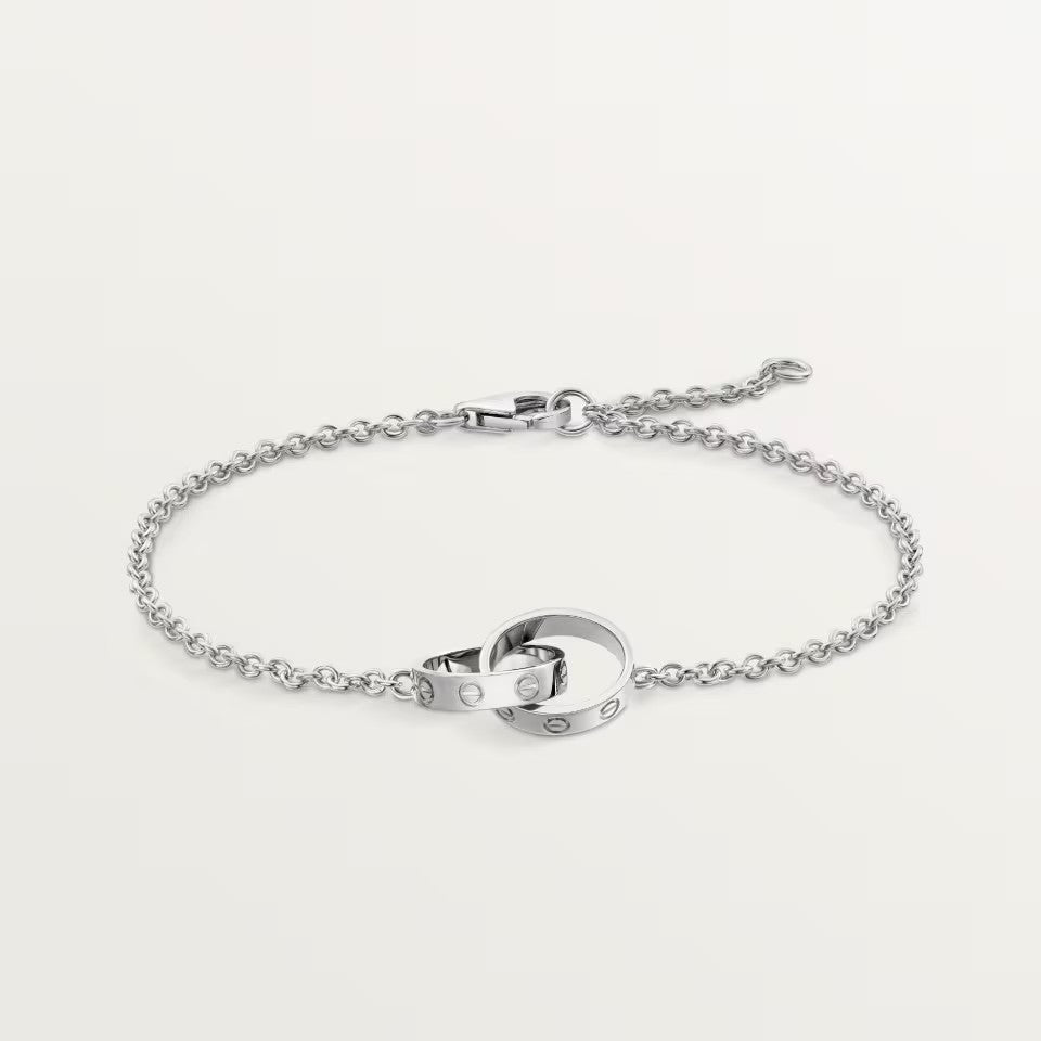 [⭐Luxery]LOVE BRACELET DOUBLE RING
