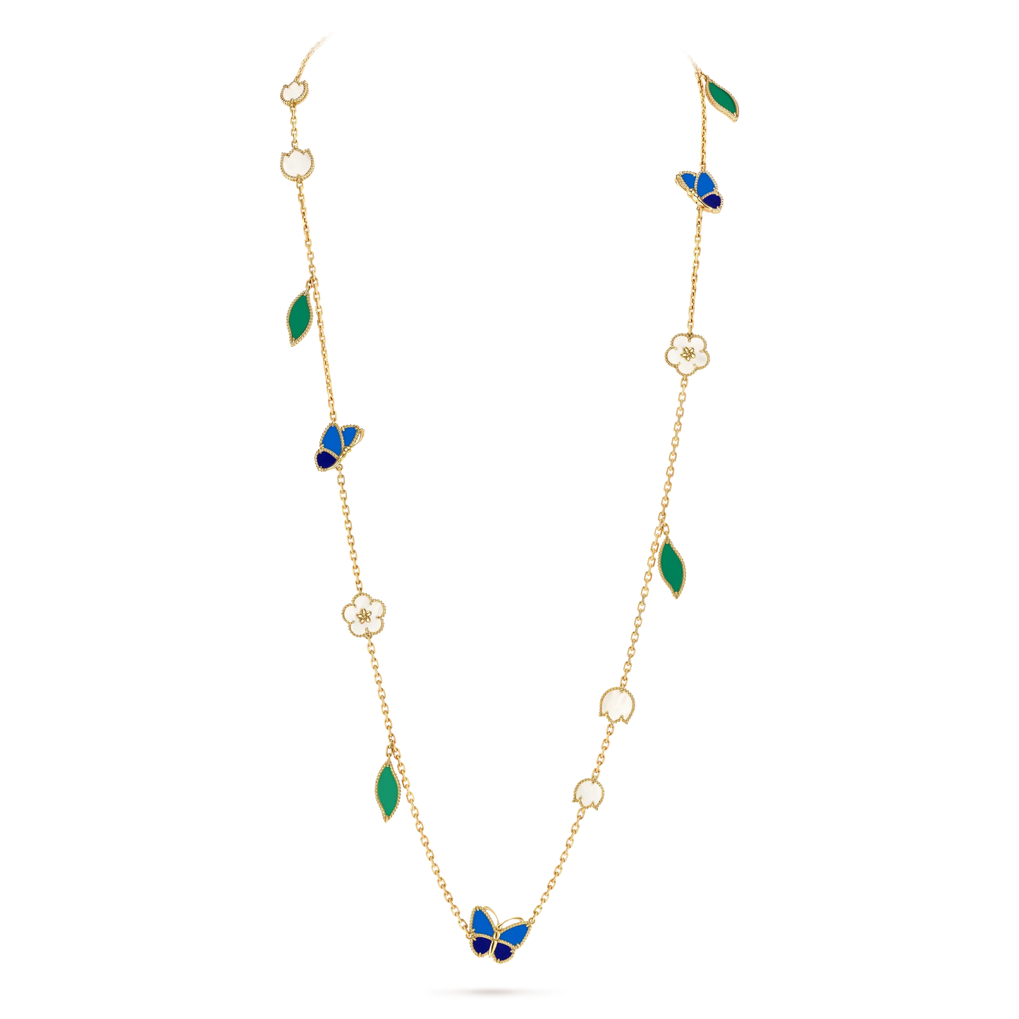 [⭐Luxery] 26 NEW CLOVER 15 MOTIFS LUCKY NECKLACE