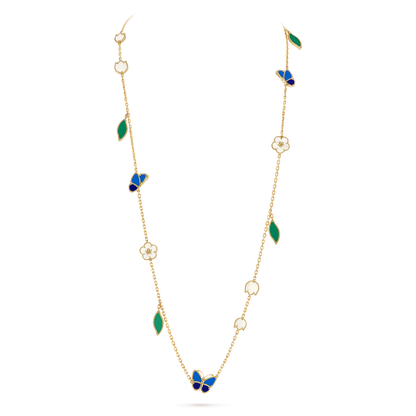 [⭐Luxery] 26 NEW CLOVER 15 MOTIFS LUCKY NECKLACE