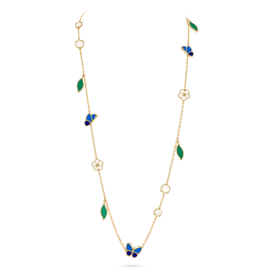 [⭐Luxery] 26 NEW CLOVER 15 MOTIFS LUCKY NECKLACE