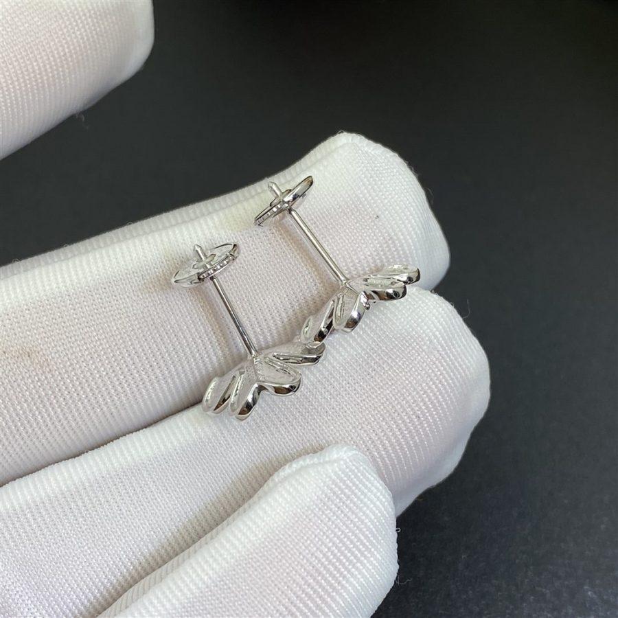 [⭐Luxery]FRIVOLE MINI SILVER FLOWER EARRINGS