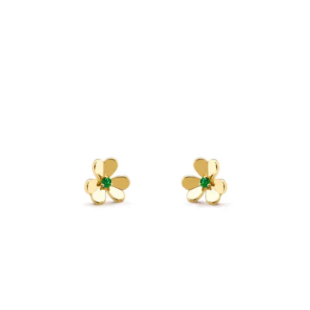 [⭐Luxery]FRIVOLE  FLOWER MALACHITE EARRINGS