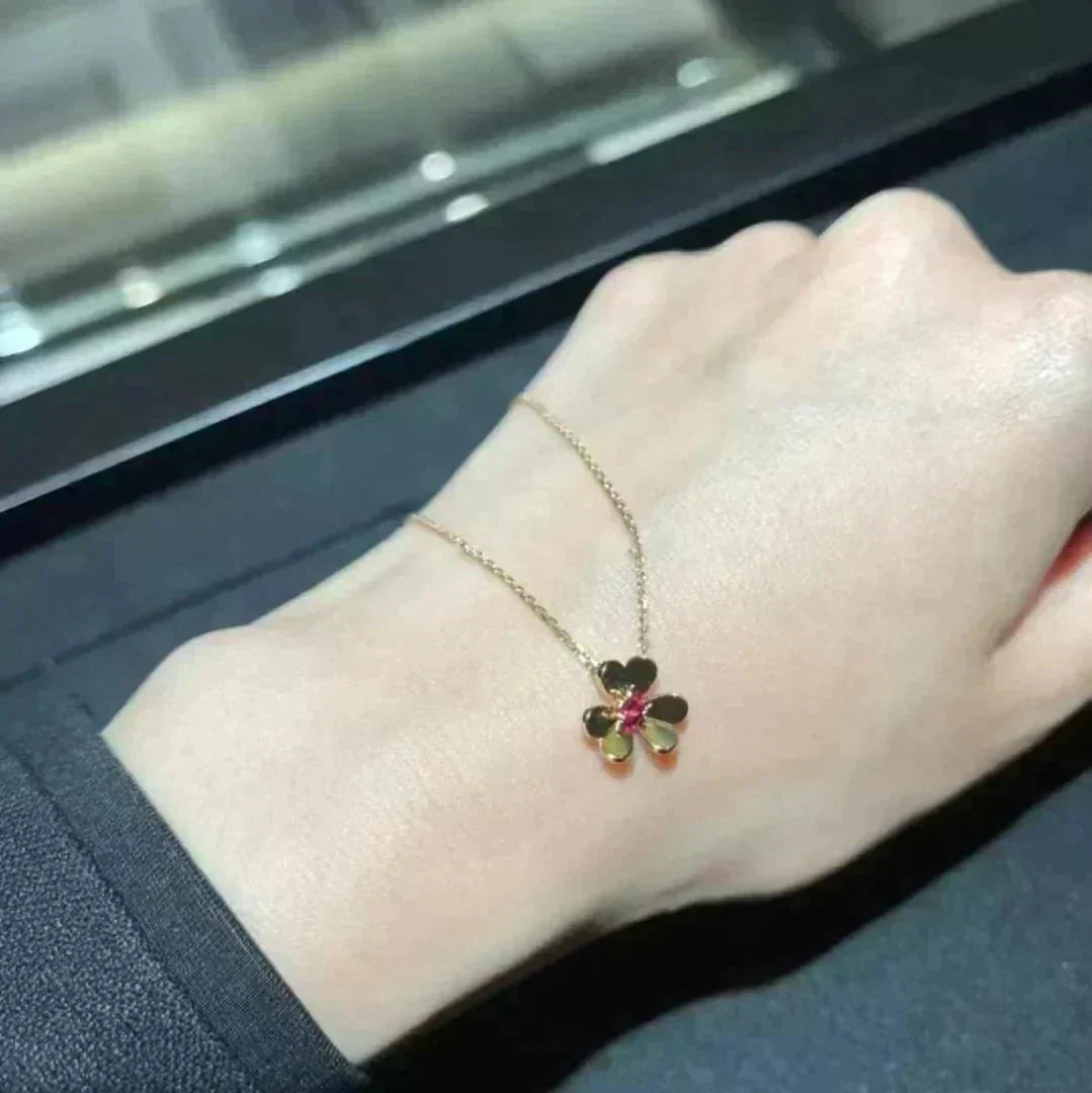 [⭐Luxery]FRIVOLE GOLD FLOWER NECKLACE