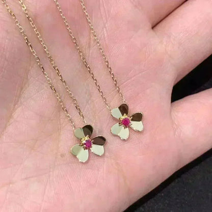 [⭐Luxery]FRIVOLE GOLD FLOWER NECKLACE