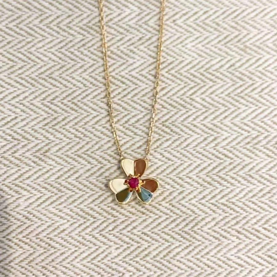 [⭐Luxery]FRIVOLE GOLD FLOWER NECKLACE