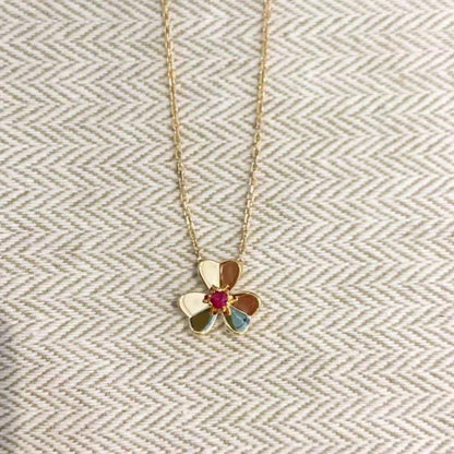 [⭐Luxery]FRIVOLE GOLD FLOWER NECKLACE