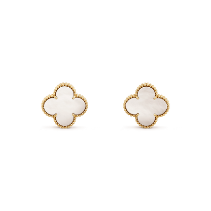 [⭐Luxery]CLOVER MINI GOLD EARRINGS