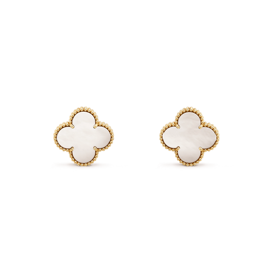 [⭐Luxery]CLOVER MINI GOLD EARRINGS