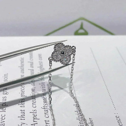 [⭐Luxery]CLOVER  SINGLE FLOWER BRACELET SILVER