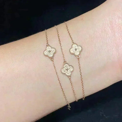 [⭐Luxery]CLOVER SINGLE FLOWER BRACELET