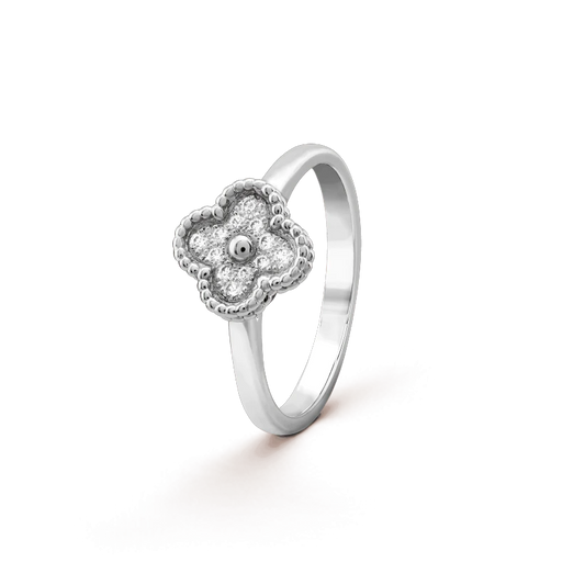 [⭐Luxery]CLOVER DIAMOND RING