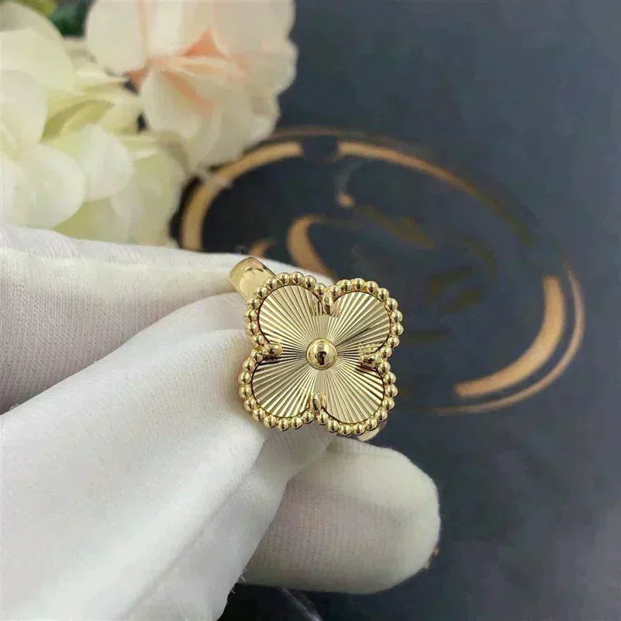 [⭐Luxery]CLOVER GOLD RING