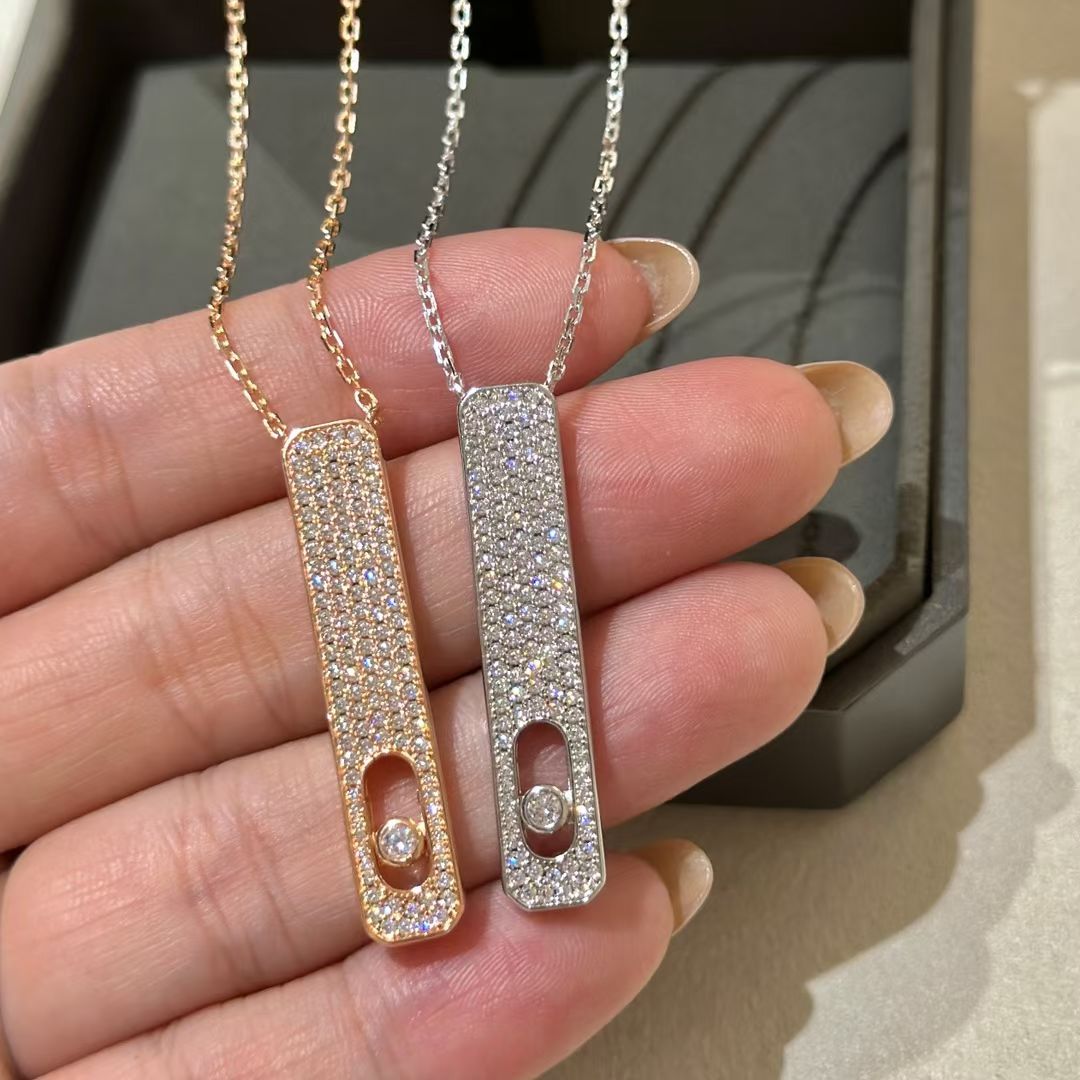 [⭐Luxery]MY FIRST DIAMOND PAVED NECKLACE
