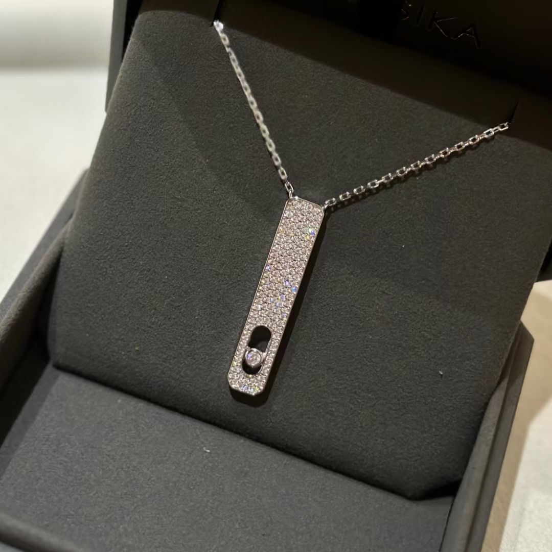 [⭐Luxery]MY FIRST DIAMOND PAVED NECKLACE
