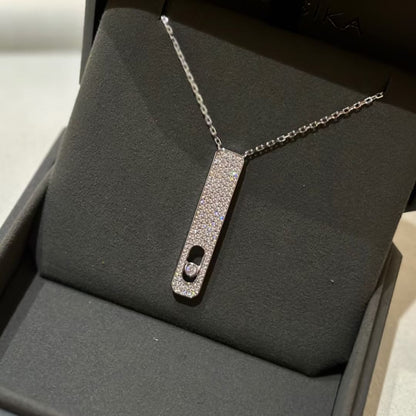 [⭐Luxery]MY FIRST DIAMOND PAVED NECKLACE