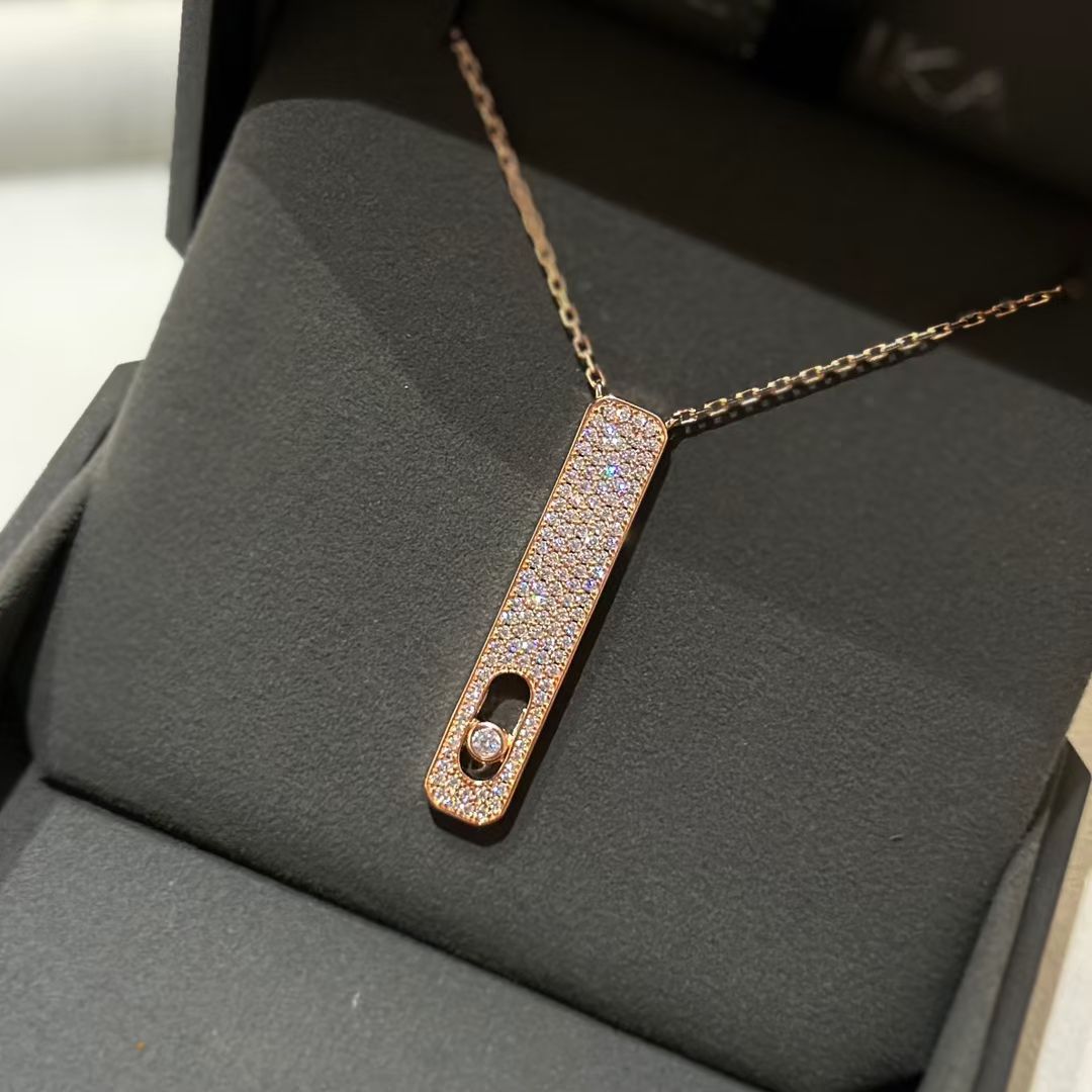 [⭐Luxery]MY FIRST DIAMOND PAVED NECKLACE