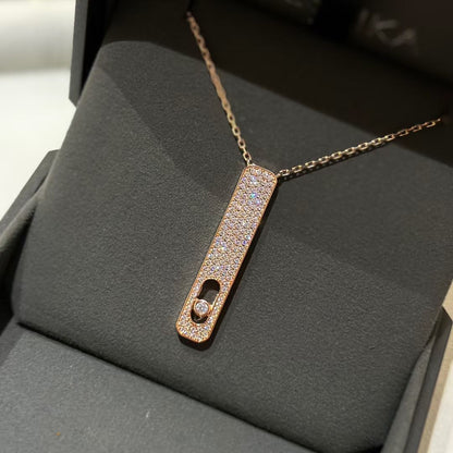 [⭐Luxery]MY FIRST DIAMOND PAVED NECKLACE