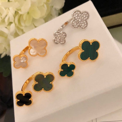 [⭐Luxery]CLOVER BETWEEN THE FINGER RING