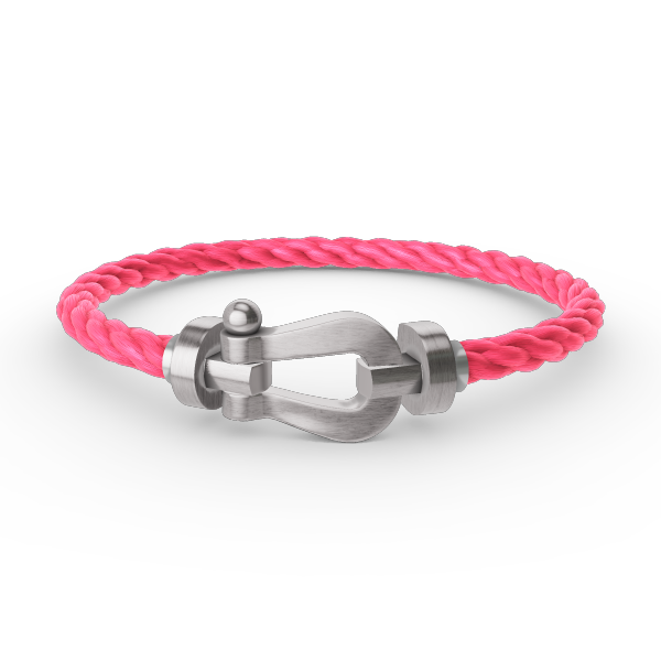 [⭐Luxery]FORCE LARGE HORSESHOE NO DIAMOND BRACELET SILVER