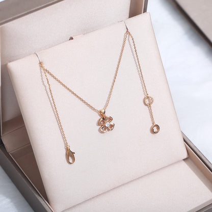 [⭐Luxery]FIOREVER NECKLACE DIAMOND CENTER