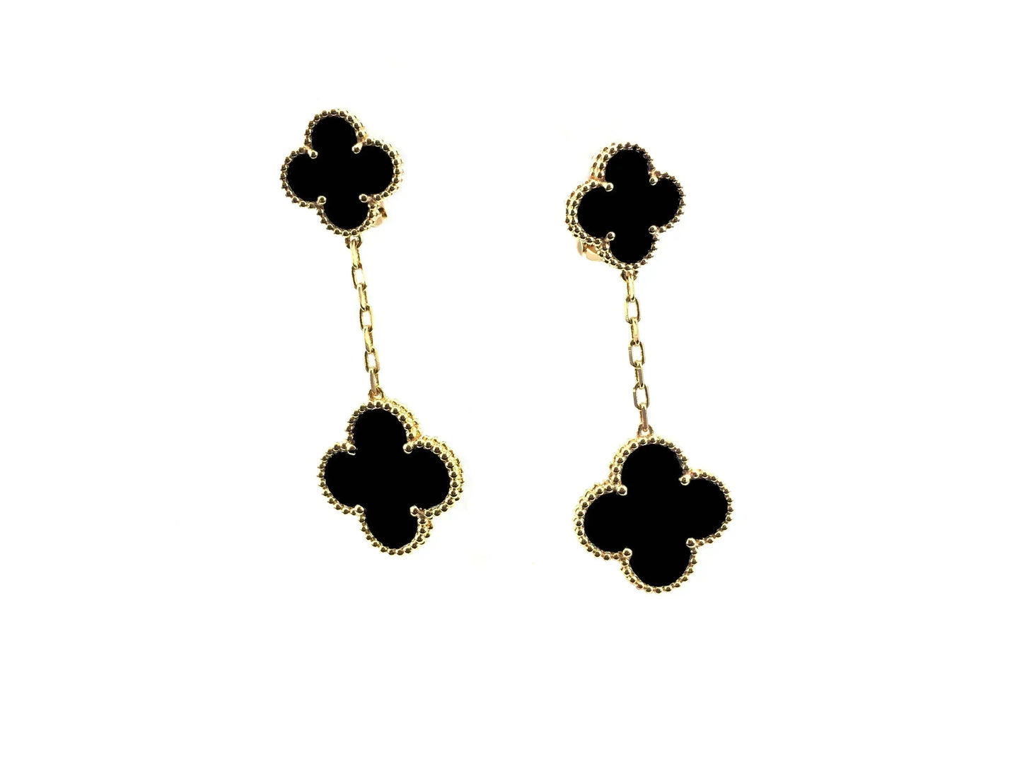 [⭐Luxery]CLOVER 2 MOTIFS  EARRINGS (MULTIPLE CHOICESC