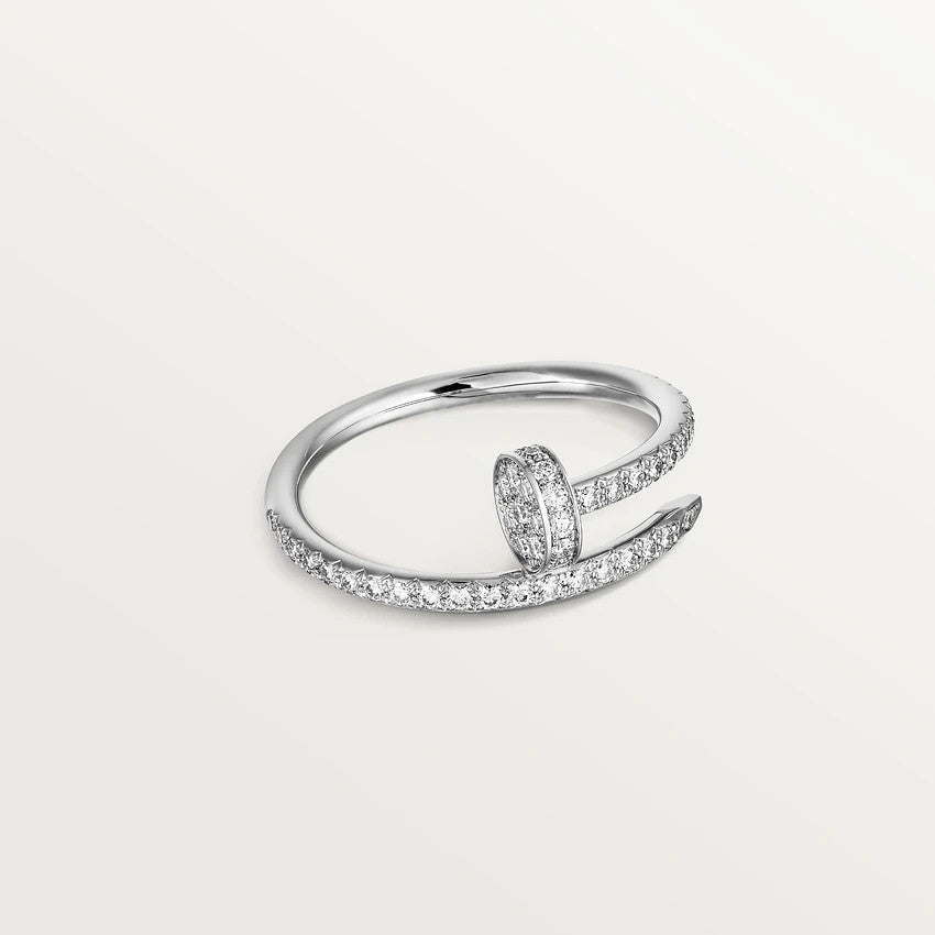 [⭐Luxery]JUSTE RING 1.8MM SILVER DIAMONDS