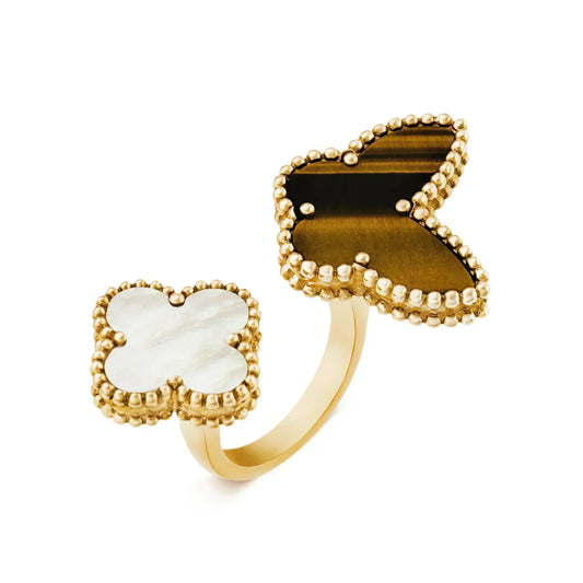 [⭐Luxery]LUCKY BETWEEN THE FINGER RING