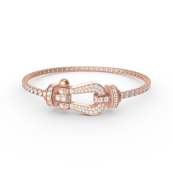[⭐Luxery]FORCE  LARGE HORSESHOE FULL DIAMOND TENNIS BRACELET