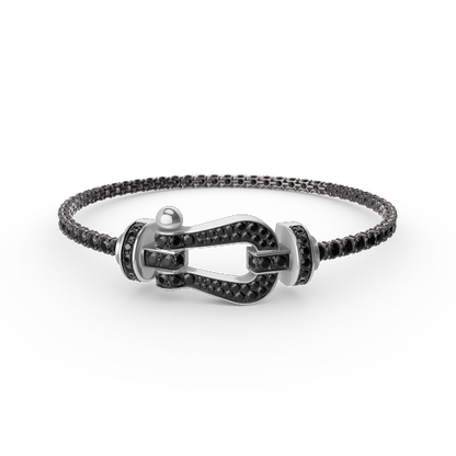 [⭐Luxery]FORCE  LARGE HORSESHOE FULL DIAMOND TENNIS BRACELET